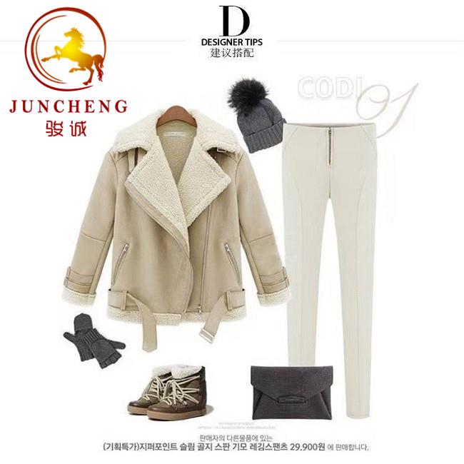 sherpa lined suede fabric 4