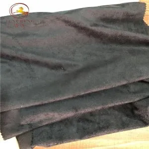Tela de gamuza negra