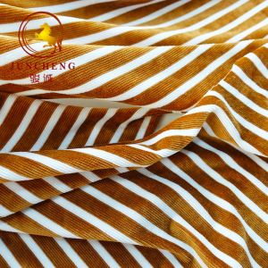 Tela estampada de terciopelo