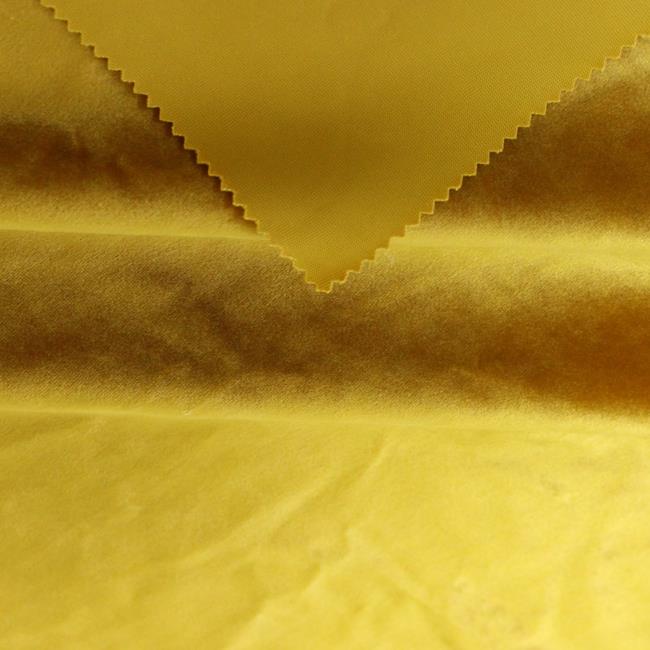 Tela de terciopelo brillante