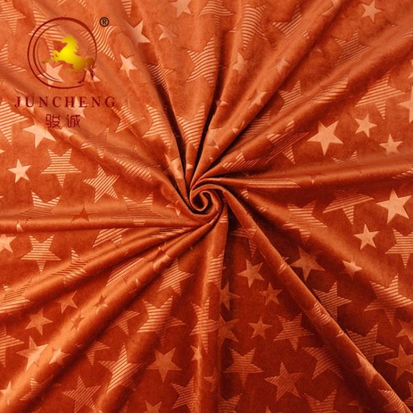 Tela de terciopelo con relieve 3D